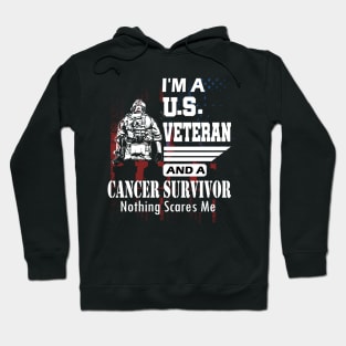 I'm A Veteran And Cancer Survivor, Gifts for Cancer Survivor, Gift For Cancer Survivor Man, Gift For Cancer Survivor Woman Hoodie